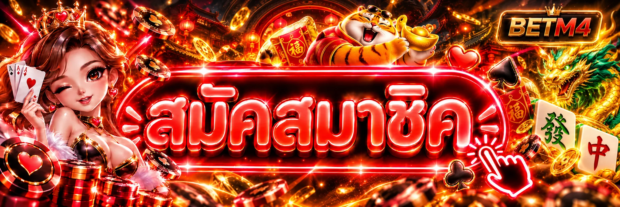 แบนเนอร์ทางเข้าและสมัครสมาชิก betm4